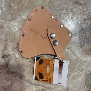Style n Craft Camper/Sportsman's Hatchet Sheath, Full-Grain Leather Axe Sheath w